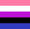Genderfluid a person whose gender identity (the gender they identify with most) is not fixed. It can change over time or from day-to-day